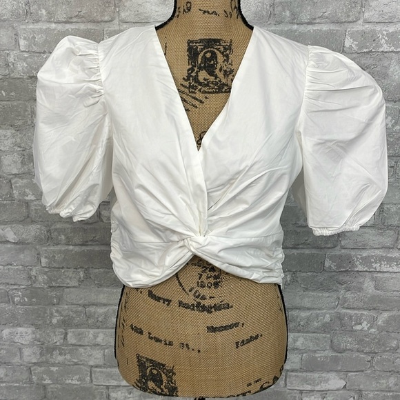 English Factory Front Twist Detail Top - Picture 1 of 9